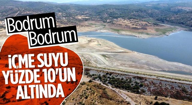 Mumcular Barajı, dolulukta yüzde 10'un altına geriledi