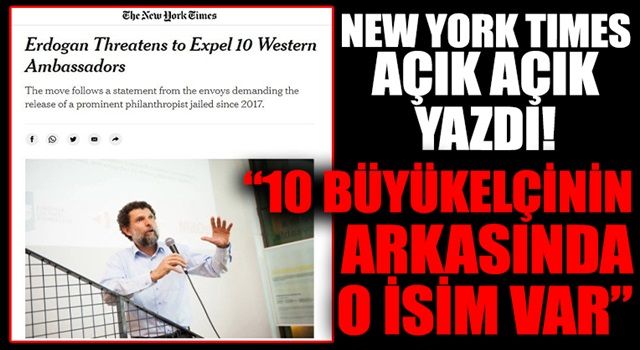 ABD basını Başkan Erdoğan’ın Osman Kavala çıkışını manşete taşıdı