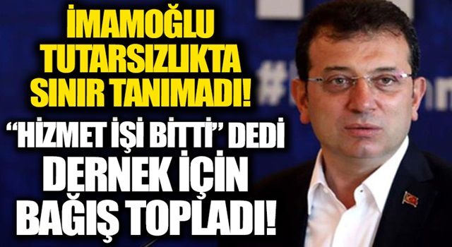 CHP'li İBB Başkanı Ekrem İmamoğlu'nun 'dernek' tutarsızlığı! ÇYDD adına 'bağış' çağrısı yapıp çalışmalar yürüttü