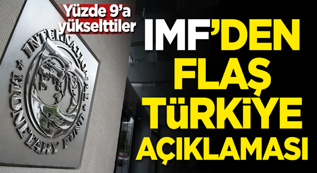 IMF'den flaş Türkiye açıklaması