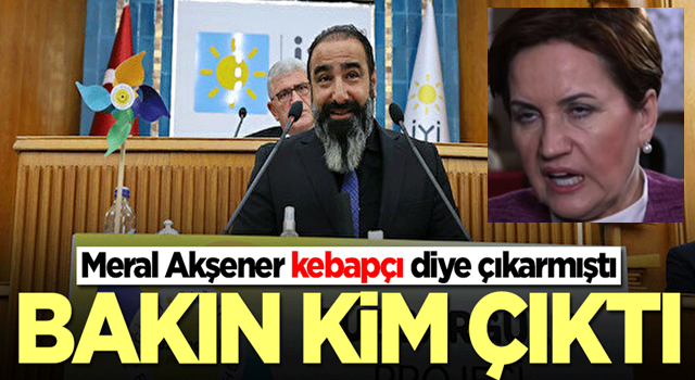 Meral Akşener 'pideci' diye çıkarmıştı! Bakın kim çıktı