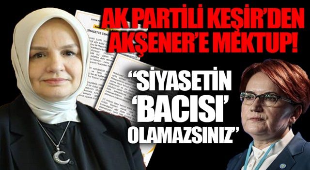 AK Parti'li Ayşe Keşir'den İYİ Parti Genel Başkanı Meral Akşener'e mektup