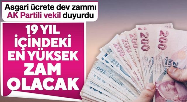 AK Partili Cahit Özkan: “Asgari ücrette bugüne kadarki en yüksek zam olacak”