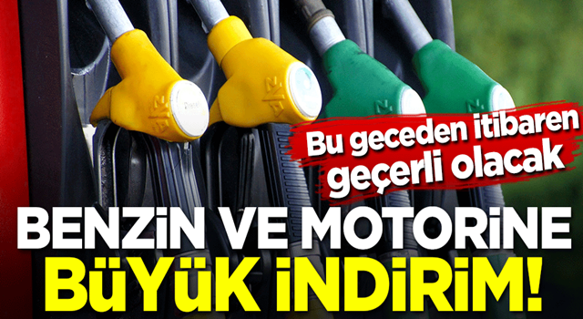 Benzin ve motorine indirim bekleniyor