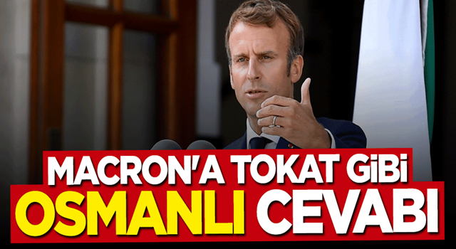 Fransız profesörden Macron'a tokat gibi Osmanlı cevabı