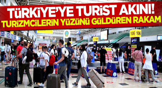 Türkiye'ye turist akını! Turizmcilerin yüzünü güldüren rakam