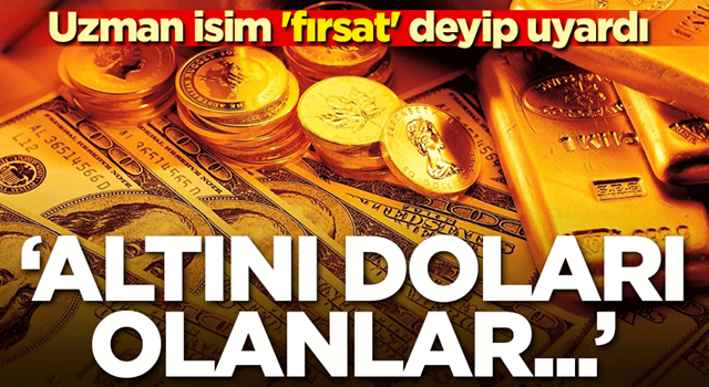 Uzman isim 'fırsat' deyip uyardı: Altını, doları olanlar...