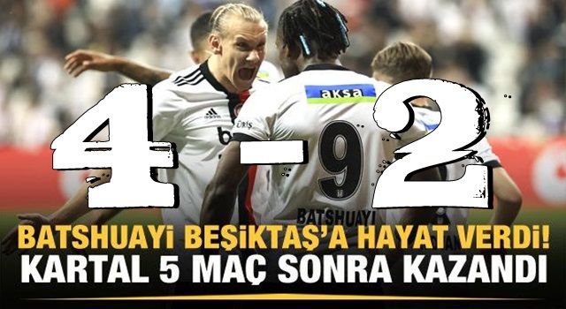 Batshuayi, Beşiktaş'a hayat verdi!