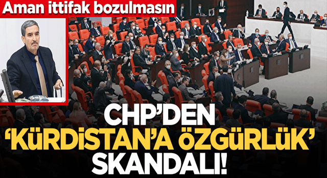 CHP 'Kürdistan'a özgürlük' provokasyona sessiz kaldı!