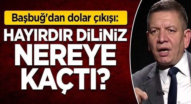 Coşkun Başbuğ'dan dolar çıkışı: Hayırdır diliniz nereye kaçtı?