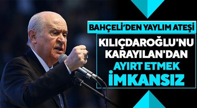 Devlet Bahçeli'den CHP'ye sert sözler