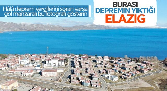 Elazığ'daki depremin merkez üssü Sivrice'de, TOKİ konutları tamamlandı