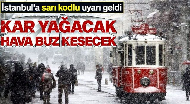 Havalar soğuyor, kar geliyor! Meteorolojiden sarı kodlu uyarı...