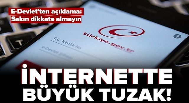 İnternette e-Devlet için büyük tuzak! Bu e-mailleri dikkate almayın! Resmi uyarı geldi... .