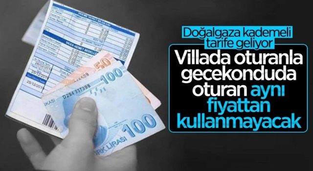 Kademeli doğalgaz tarifesi geliyor