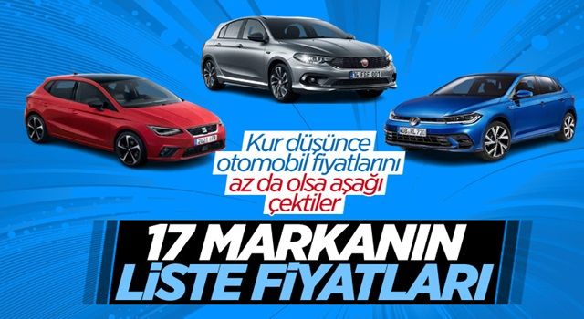 Kur düşüşü sonrası Türkiye'de satılan en ucuz sıfır otomobiller