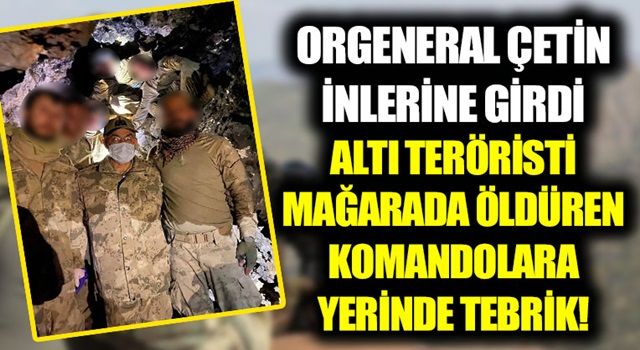 Mardin'de 6 PKK'lının öldürüldüğü mağara kullanılamaz hale getirildi