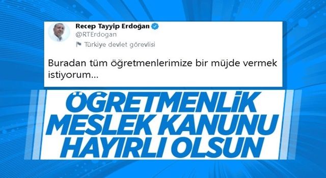 Öğretmenlik Meslek Kanunu teklifi TBMM’ye sunuldu