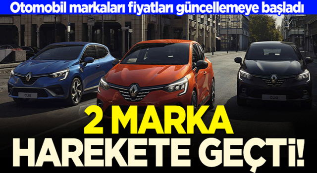 Otomobil markaları fiyatları güncellemeye başladı! Renault ve Daica harekete geçti