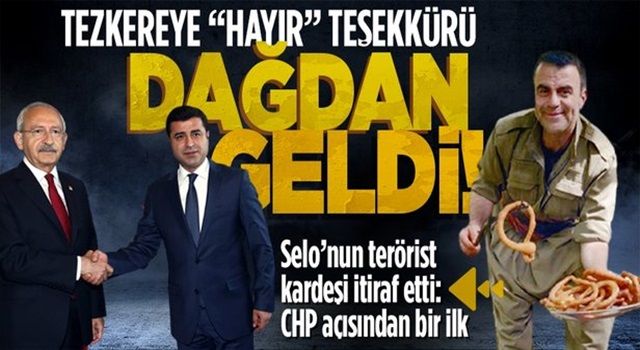 Terörist Nurettin Demirtaş'tan CHP itirafı: PKK memnuniyetle karşıladı