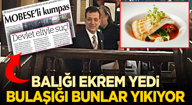 Balığı Ekrem yedi, bulaşığı fondaş medya yıkıyor!