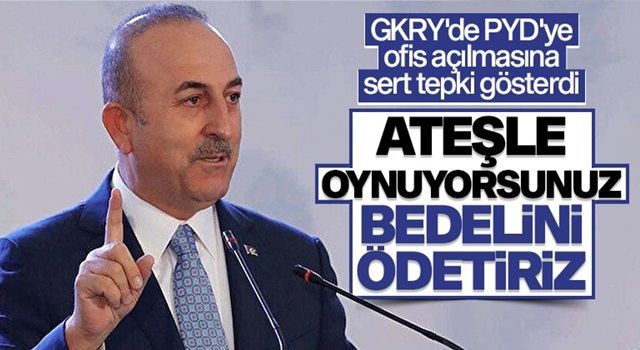 Çavuşoğlu’ndan Güney Kıbrıs Rum Yönetimi’ne sert tepki: Ateşle oynuyorsunuz