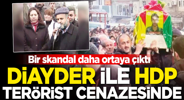 DİAYDER ile HDP terörist cenazesinde kol kola!