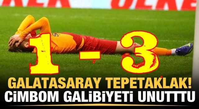 Galatasaray tepetaklak! Paşa 3 puana uzandı