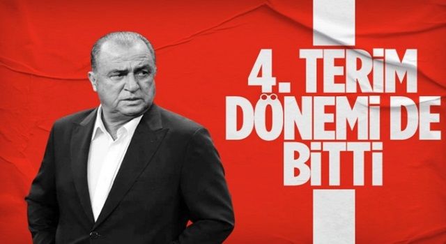 Galatasaray'da Fatih Terim ile yollar ayrıldı