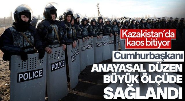 Kazakistan'da olaylar kontrol altına alındı