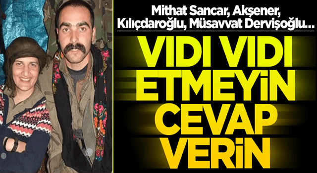 Mithat Sancar, Akşener, Kılıçdaroğlu, Müsavvat Dervişoğlu… Vıdı vıdı etmeyin cevap verin