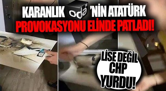 ODA TV'nin 'zaman ayarlı’ Atatürk provokasyonu elinde patladı! Kabataş Erkek Lisesi değil CHP Sarıyer Belediyesi'ne ait yurt .