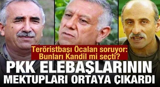 PKK elebaşlarının mektupları ortaya çıktı! Katil Öcalan soruyor: Bunları Kandil mi seçti?