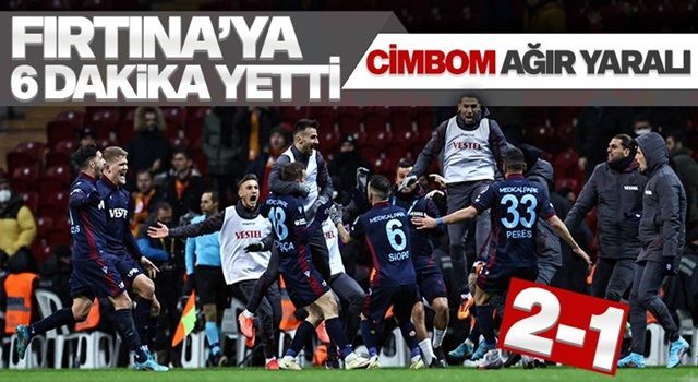 Trabzonspor geri döndü! Galatasaray 90'da yıkıldı