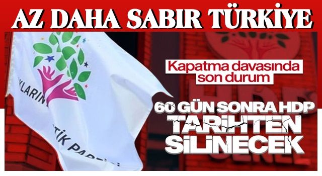 AYM kapatma davası için HDP’ye 60 günlük ek süre verdi