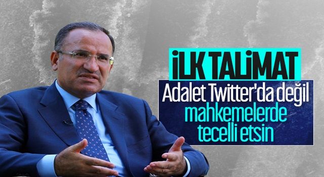 Bekir Bozdağ: Adalet mahkemelerde tecelli etsin Twitter'da değil