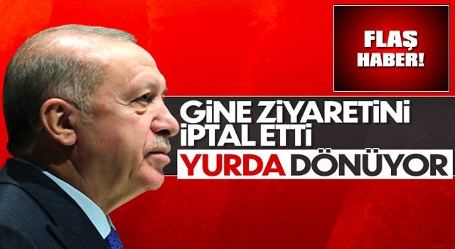 Cumhurbaşkanı Erdoğan yurda dönüyor