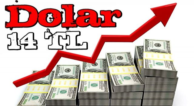 Dolar/TL jeopolitik riskle 14 TL'yi aştı