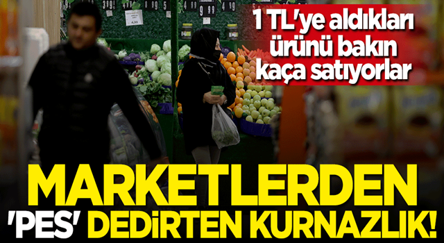 Marketlerden pes dedirten kurnazlık!