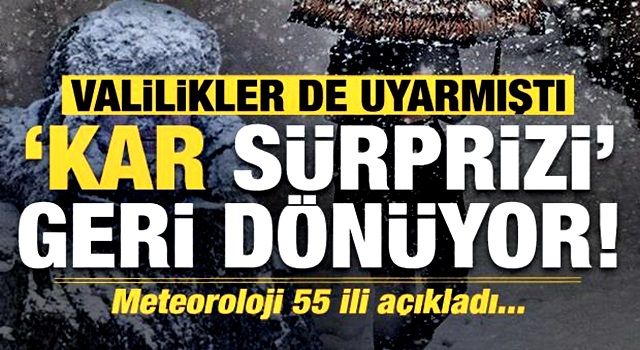 Meteoroloji'den son dakika hava durumu raporu! 55 kente sarı ve turuncu kodlu uyarı