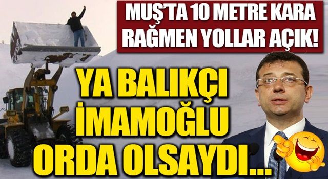 Muş’ta kar kalınlığı 10 metreyi buldu! Ekipler, çığ riskine rağmen 1 kilometreyi 2 saatte temizliyor