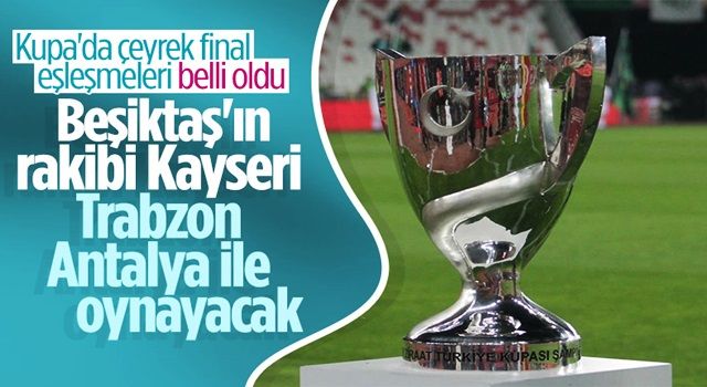 Türkiye Kupası çeyrek final eşleşmeleri