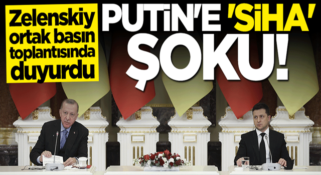 Zelenskiy'den Putin'i kızdıracak SİHA açıklaması