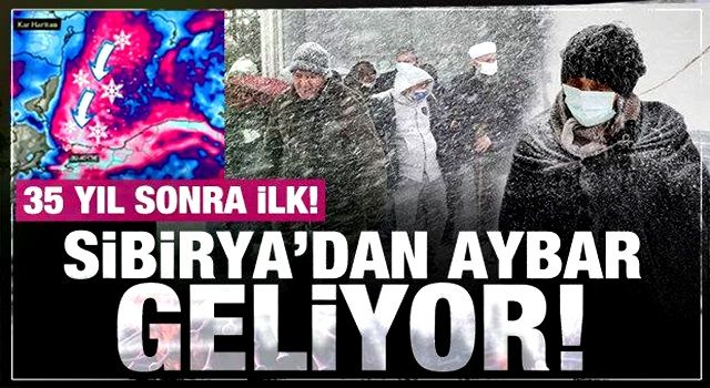 İstanbul'a Aybar kar fırtınası geliyor