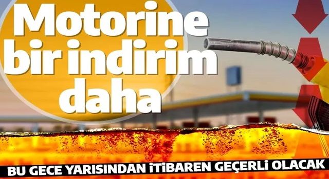 Son dakika: Motorine bir indirim daha geliyor! Bu gece yarısından itibaren geçerli olacak