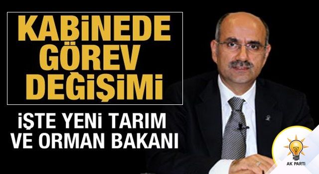 Tarım ve Orman Bakanlığında görev değişimi! Pakdemirli yerine Vahit Kirişci atandı