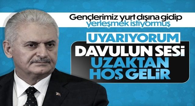 Binali Yıldırım, gençlerle bir araya geldi