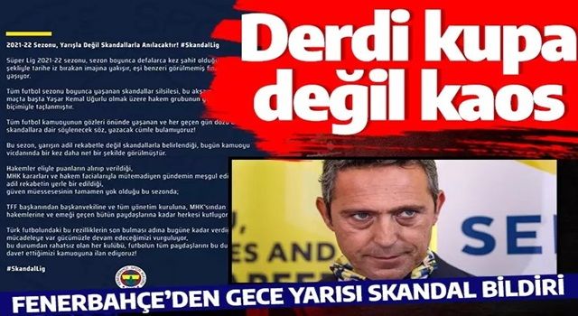 Fenerbahçe, Trabzonspor'un kupaya koşmasından rahatsız! Skandal sözler...