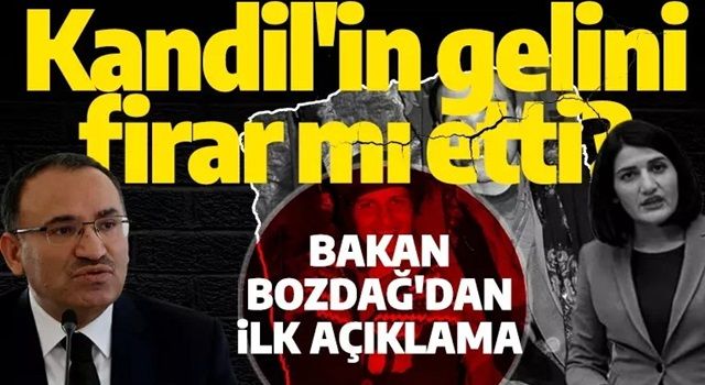 HDP'li Semra Güzel yurt dışına mı kaçtı? Bakan Bekir Bozdağ'dan flaş açıklama