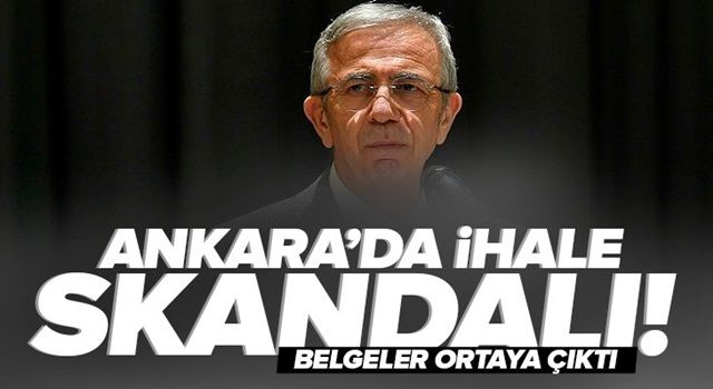 Mansur Yavaş sözünde durmadı! İhale skandalında belgeler ortaya çıktı .